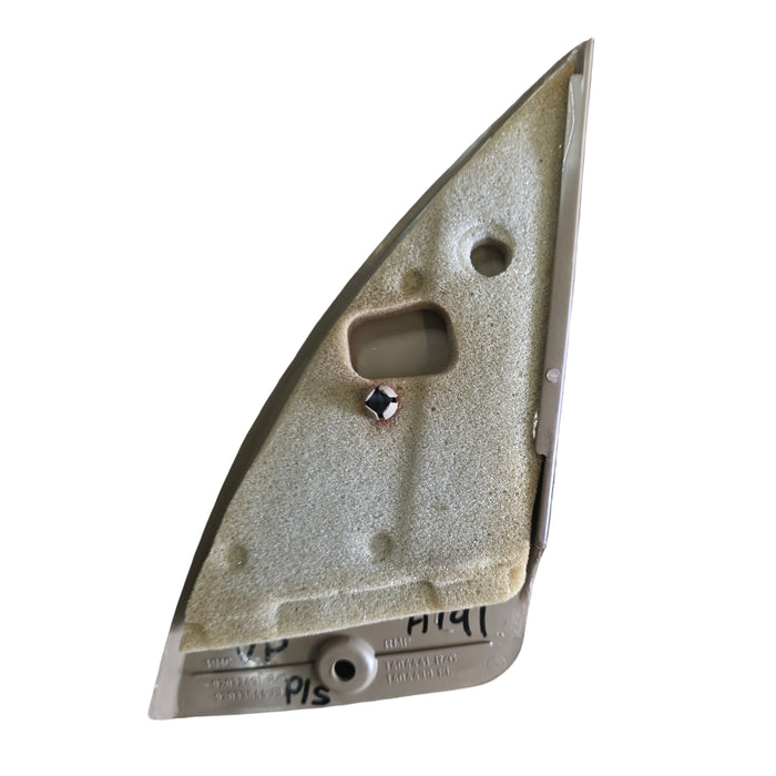 A191 - VP HOLDEN COMMODORE SEDAN - Internal Triangle cover trim PASSENGER'S SIDE - Beige