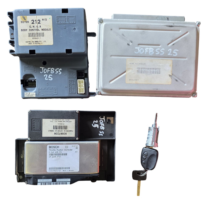 JOFBSS25 - VX Holden Commodore SS V8 Auto Sedan - Computer Set (BCM,ECU,PIM,Key,FOB,Igniton)