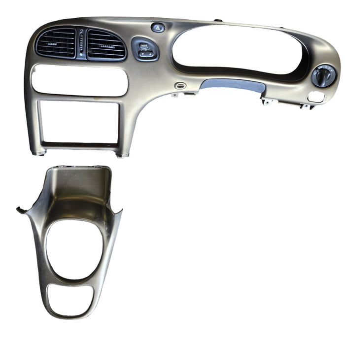 JOFBSS16 - VX Holden Commodore SS - Dash Facia and Shifter Surround - Hyper Yellow Mica Includes Mode, Hazard and Headlight Switches