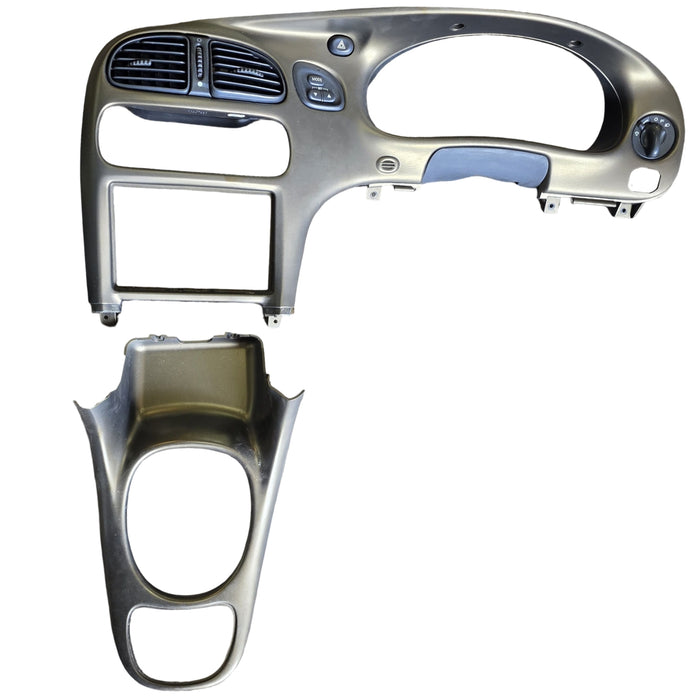 JOFBSS16 - VX Holden Commodore SS - Dash Facia and Shifter Surround - Hyper Yellow Mica Includes Mode, Hazard and Headlight Switches