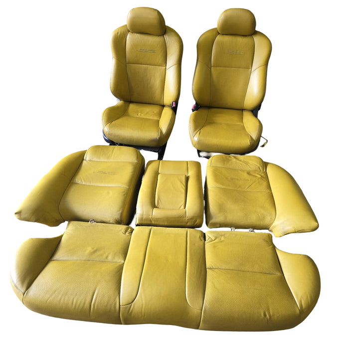 JOFBSS - VX Holden Commodore SS Sedan - Hyper Yellow Leather Seats (Set)