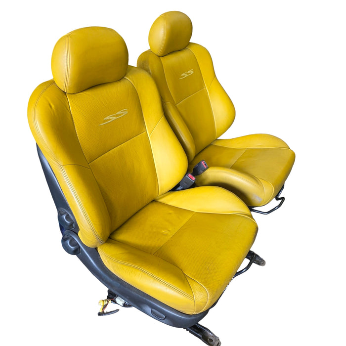 JOFBSS - VX Holden Commodore SS Sedan - Hyper Yellow Leather Seats (Set)