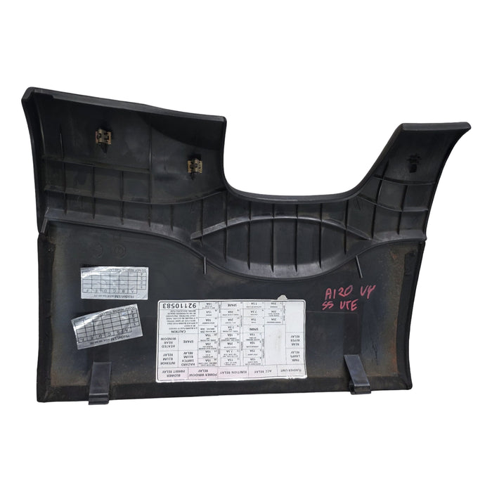 a120 - VY SS Holden Commodore - Lower Dash Trim Black / Grey Suede