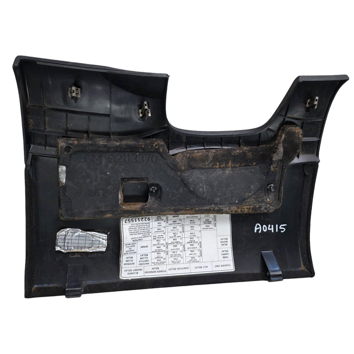 a0415- VT Holden Commodore - Lower Dash Trim Black Suede