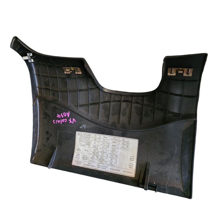 a045- VX Holden Calais - Lower Dash Black Trim Suede