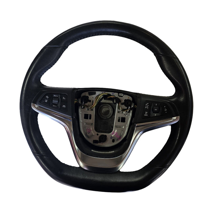 VF001 - VF Holden Calais V / Caprice V - Leather Flat Bottom Steering Wheel with controls
