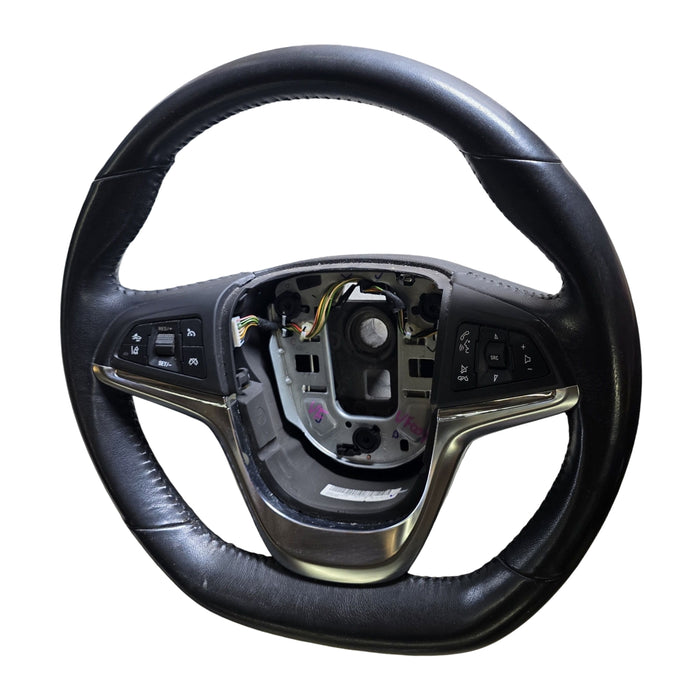 VF001 - VF Holden Calais V / Caprice V - Leather Flat Bottom Steering Wheel with controls