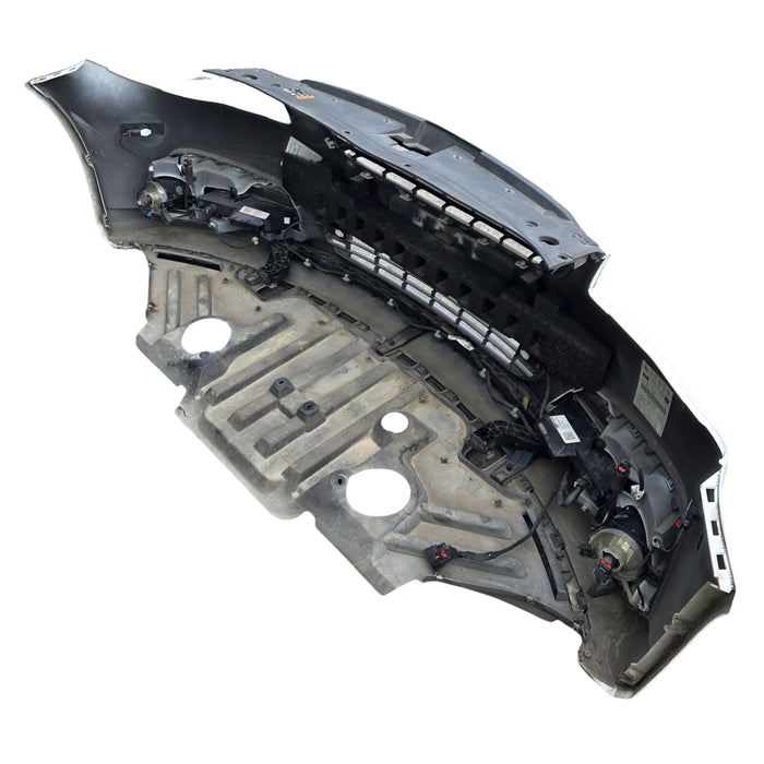 VF001 - VF Holden Calais V - GENUINE Front Bar with Grilles and DRL Lights - Heron White #679F