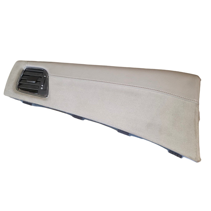 VF001 - VF Holden Calais V Sedan - IVORY perforated leather and Suede Passenger Side Dashpad / Airvent