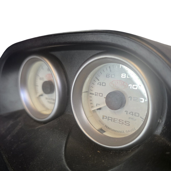 CRE - VY / VZ Holden Crewman - Centre Dash Facia w/ Pull-Out Cup Holders & SASS Binnacle Gauge - TRIM #81i