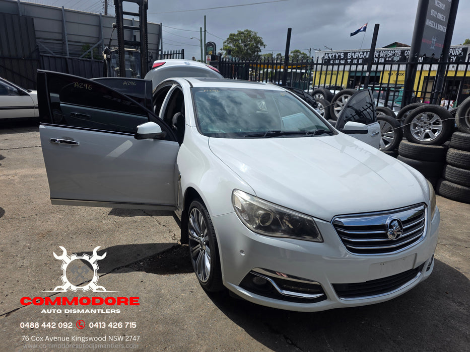 A296 - VF Holden Calais - DRIVER SIDE Front Guard - Heron White Paint code #679F