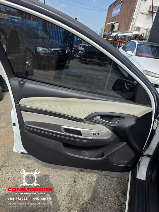 A296 - VF Holden Calais Sedan - PASSENGER SIDE FRONT Power Window Switch Silver