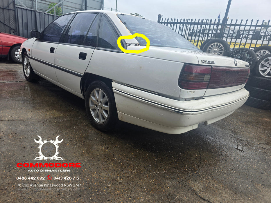 A292 - VP Holden Commodore SEDAN - Rear Upper Quarter Body Trim - PASSENGERS SIDE - ALASKAN WHITE #J064