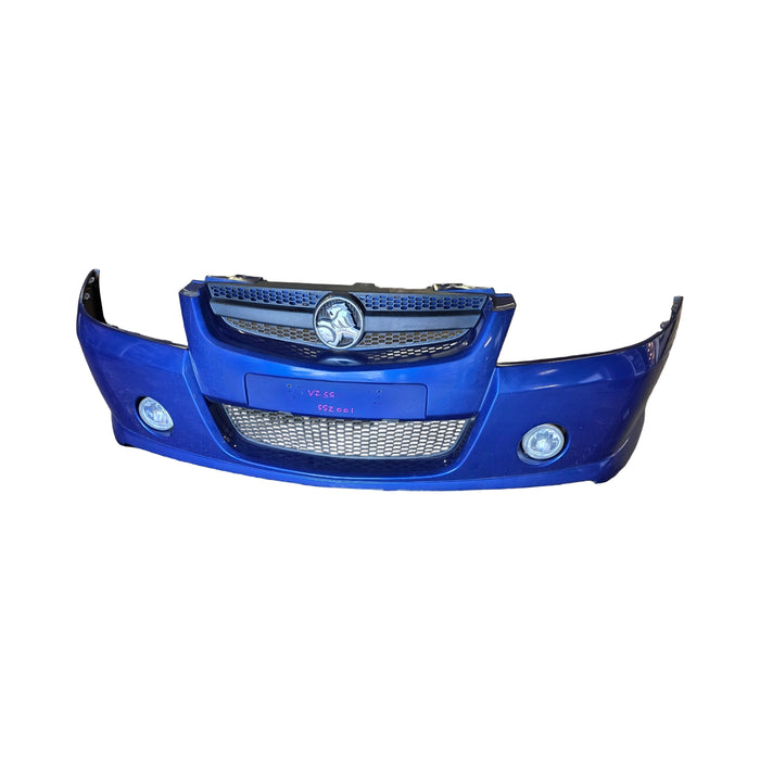 SSZ001 - VZ SS Holden Commodore Utility - SSZ Front Bar w/ Grilles & Fog Lights (COMPLETE) - IMPULSE BLUE #987K