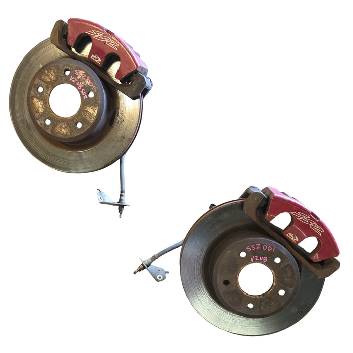 SSZ001 - VZ SSZ Holden Commodore / Monaro - SSZ PBR Brake Set up (8pc SET) Caliper & Rotor - V8 SSZ