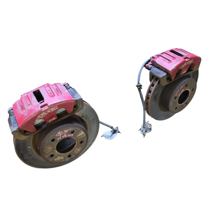 SSZ001 - VZ SSZ Holden Commodore / Monaro - SSZ PBR Brake Set up (8pc SET) Caliper & Rotor - V8 SSZ