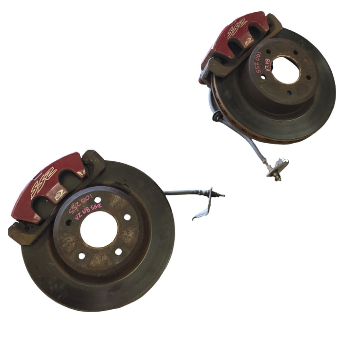 SSZ001 - VZ SSZ Holden Commodore / Monaro - SSZ PBR Brake Set up (8pc SET) Caliper & Rotor - V8 SSZ