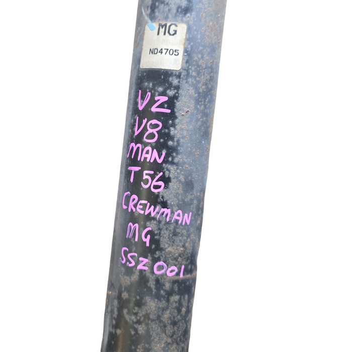 SSZ001 - VZ / VY SS Holden Crewman - T56 Tailshaft CODE: MG - V8 MANUAL MM6 - 182, 787kms