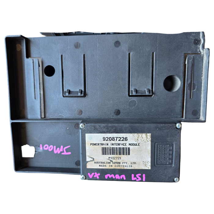JM001 - VX Holden Commodore LS1 Manual - Body Control Module 212 MID & Powertrain Interface Module (S/N: 92087226)