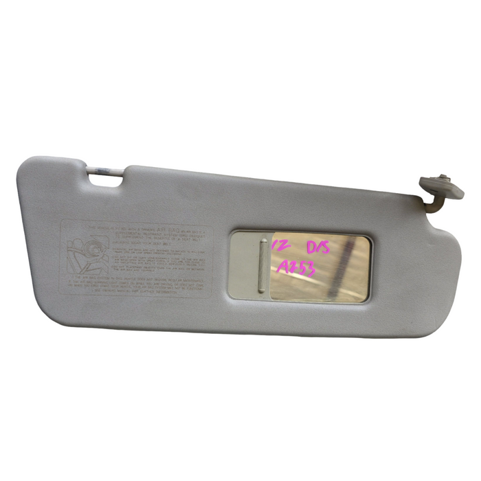 A253 - VZ Holden Crewman - Sunvisor w/ Vanity Mirror DRIVER SIDE - BEIGE