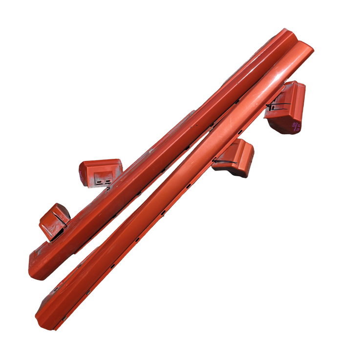 A253 - VZ Holden Crewman - Sideskirt (6pc SET) - IGNITION ORANGE #341N