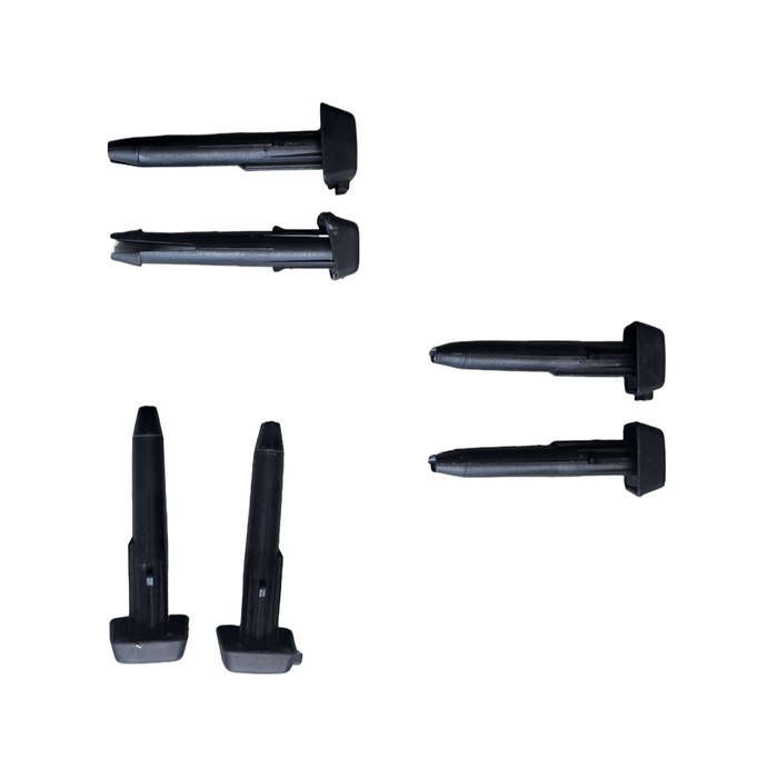 A253 - VZ Holden Crewman - Rear Seat Head Rest Inserts (pair)  - BLACK