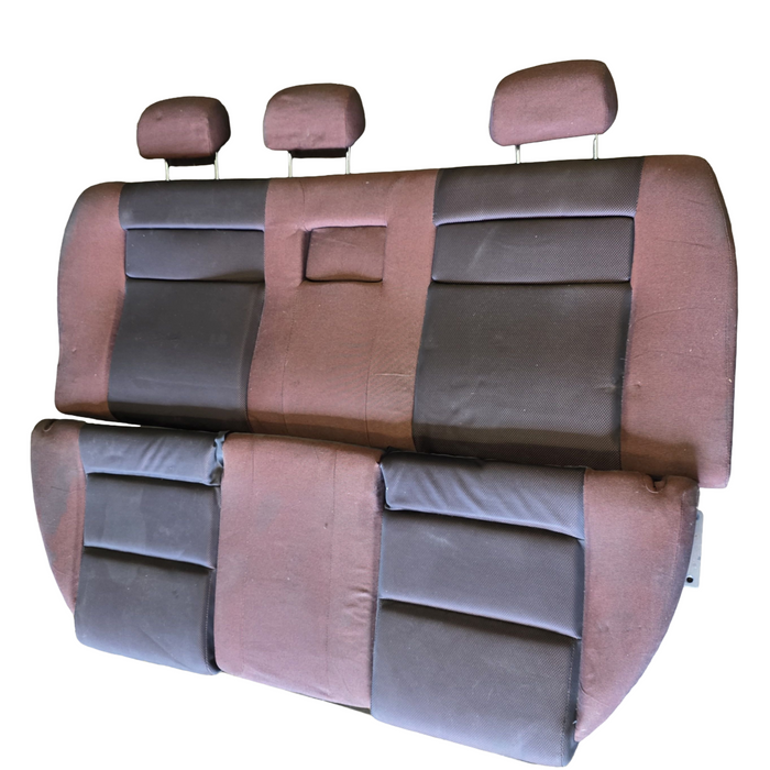 A253 - VZ Holden Crewman - Rear Cloth Seat - RED/BLACK CLOTH