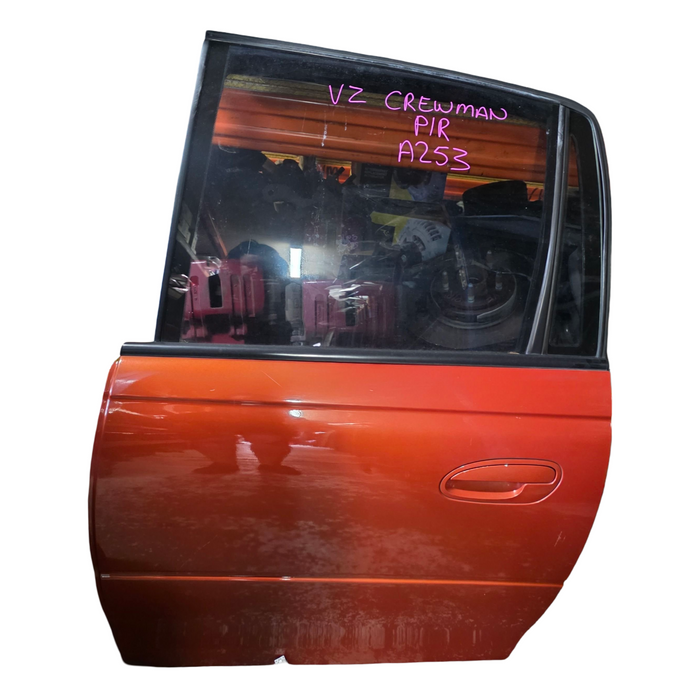 A253 - VY / VZ Holden Crewman - Door Passengers Rear (POWER WINDOWS) - IGNITION ORANGE #341N