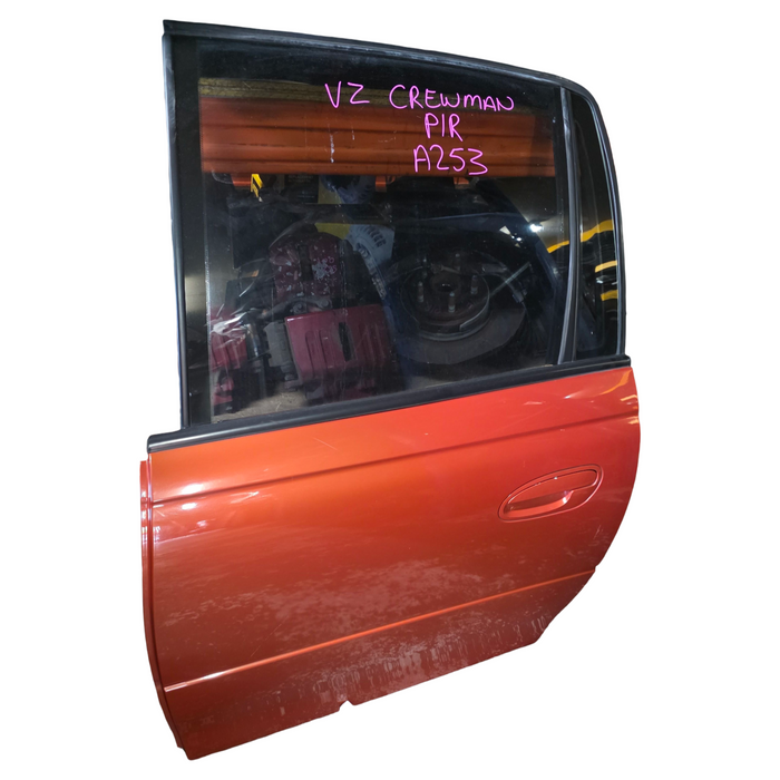 A253 - VY / VZ Holden Crewman - Door Passengers Rear (POWER WINDOWS) - IGNITION ORANGE #341N