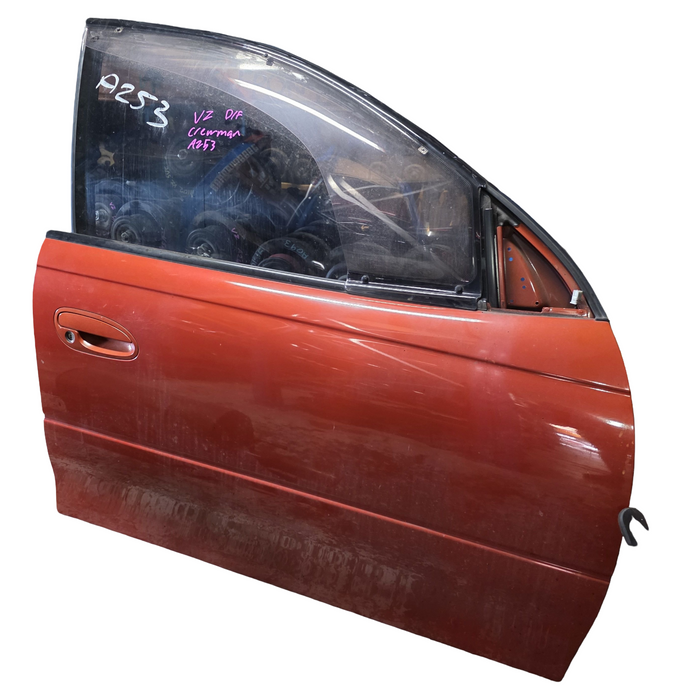 A253 - VZ Holden Crewman - Door Drivers Front (POWER WINDOWS) - IGNITION ORANGE #341N