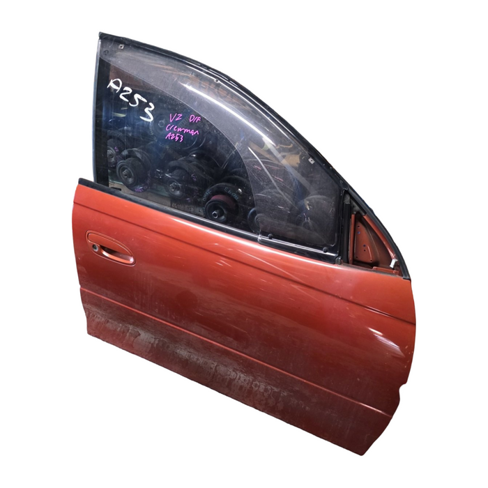 A253 - VZ Holden Crewman - Door Drivers Front (POWER WINDOWS) - IGNITION ORANGE #341N