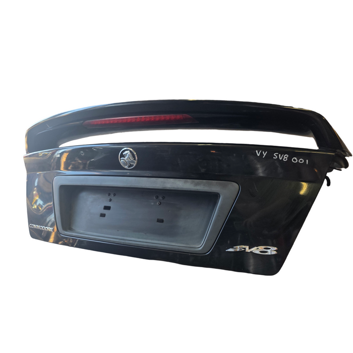 sv8001 - VY SV8 / SS Holden Commodore Sedan - Bootlid with Wing Phantom Black #690F