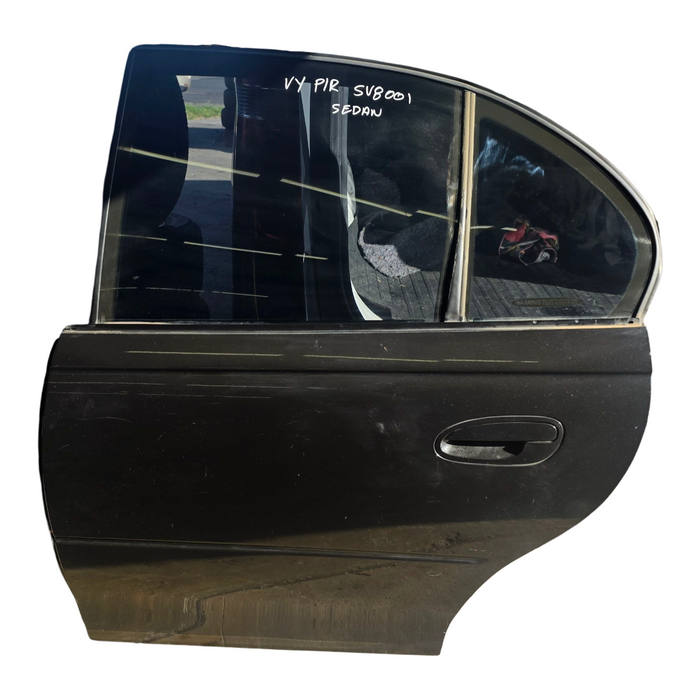 sv8001 - VY SV8 / SS Holden Commodore Sedan - PASSENGER REAR Door (POWER WINDOWS) - Phantom Black #690F (Copy)
