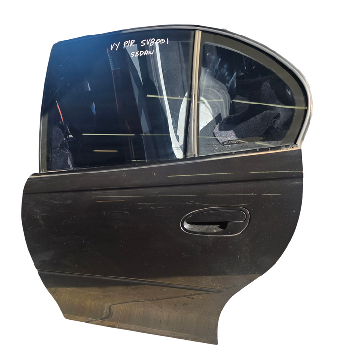 sv8001 - VY SV8 / SS Holden Commodore Sedan - PASSENGER REAR Door (POWER WINDOWS) - Phantom Black #690F (Copy)