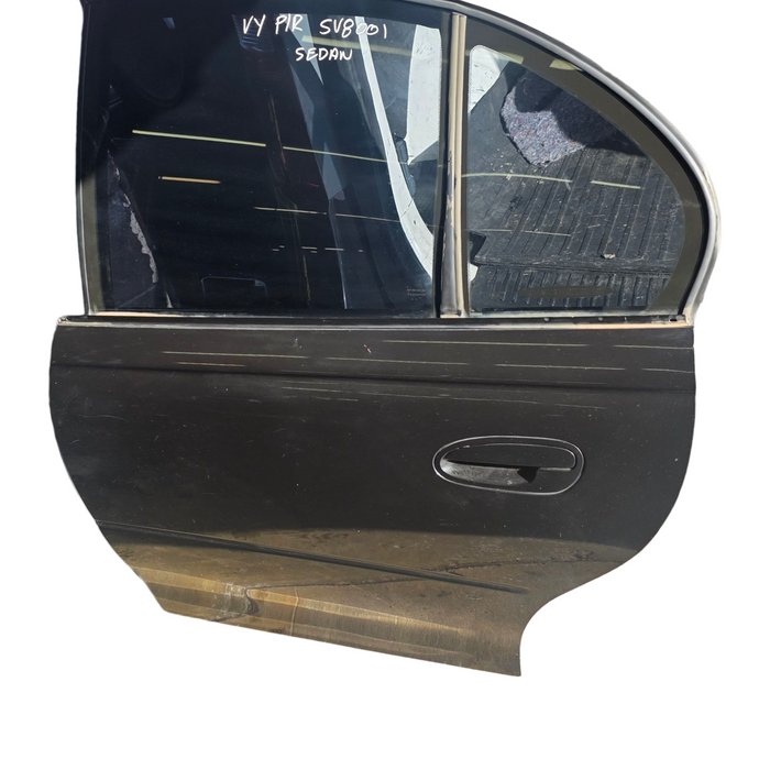 sv8001 - VY SV8 / SS Holden Commodore Sedan - PASSENGER REAR Door (POWER WINDOWS) - Phantom Black #690F (Copy)