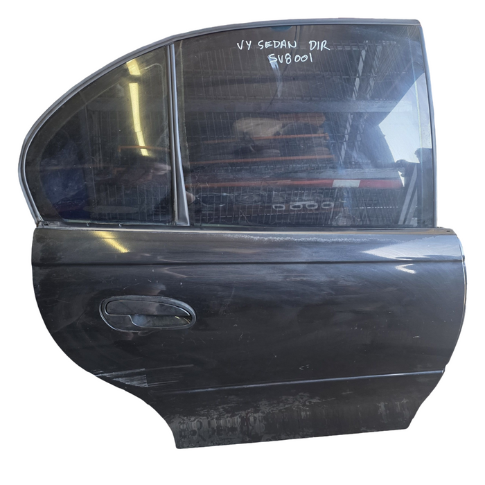sv8001 - VY SV8 / SS Holden Commodore Sedan - DRIVER REAR Door (POWER WINDOWS) - Phantom Black #690F