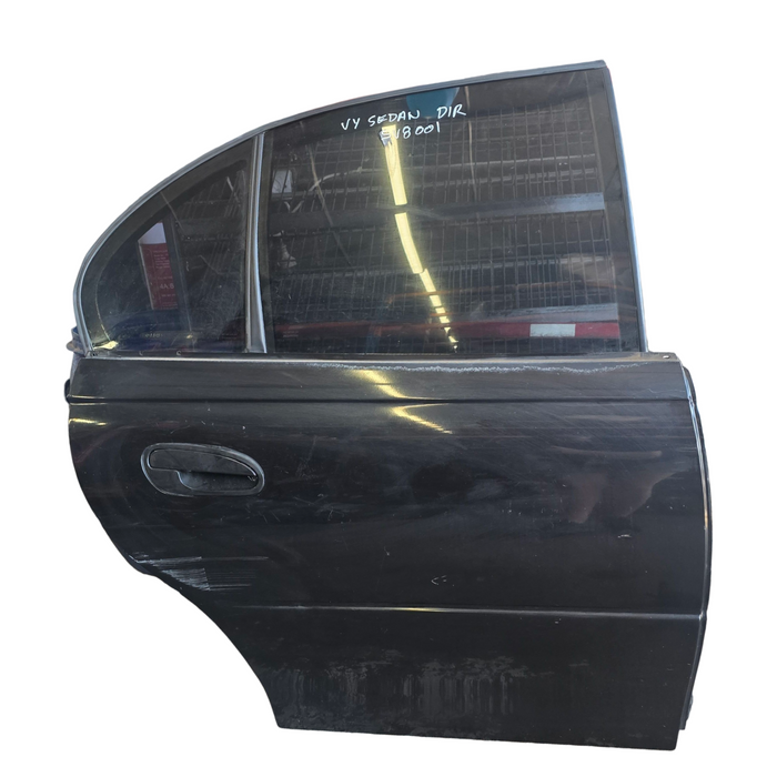 sv8001 - VY SV8 / SS Holden Commodore Sedan - DRIVER REAR Door (POWER WINDOWS) - Phantom Black #690F