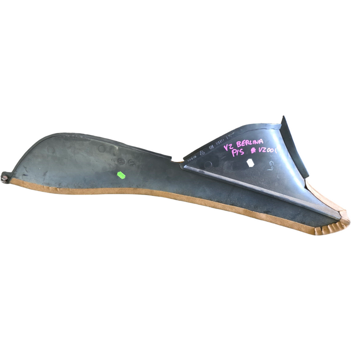 vz001 - VY / VZ Holden Berlina - PASSENGER SIDE Centre Console Side Trim - Tan Suede
