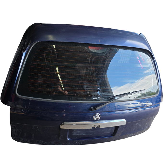 vz001 - VY/VZ Holden Commodore Wagon - Tailgate Vespers Blue Paint #718H with Rear Wiper and Chrome Garnish