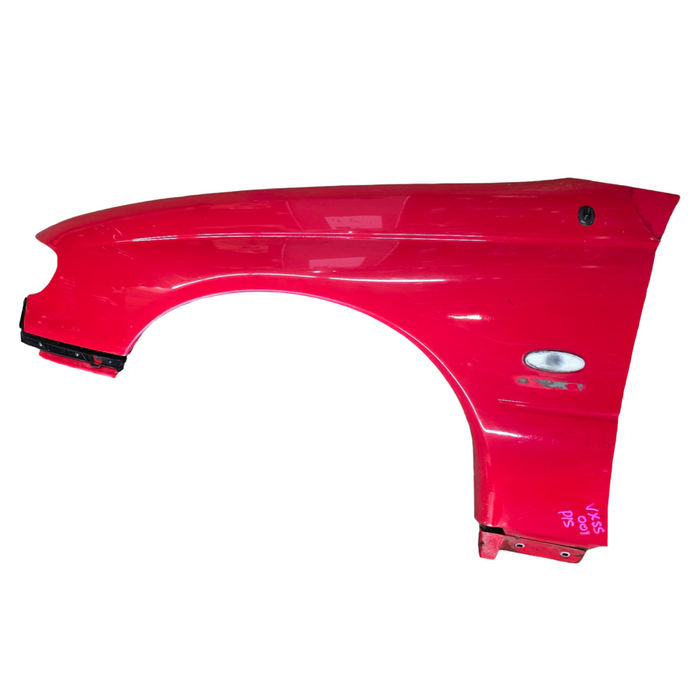 VXSS001 - VX SS HOLDEN COMMODORE - Passengers Front Guard w/ Guard Blinker - STING RED #687F