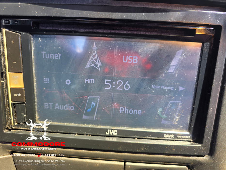 A301 - JVC 6.2" Touch Screen DVD Receiver & Stereo MODEL: KW-V250BT Bluetooth