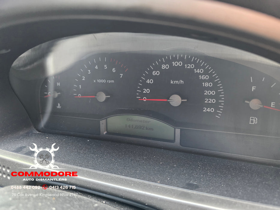 a297 - VY Holden Commodore S-Pack Sedan - V6 manual Cluster Green 141,XXXkms