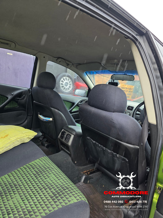 a297 - VY Holden Commodore S-Pack Sedan - Front Seats (Pair) Cloth Green