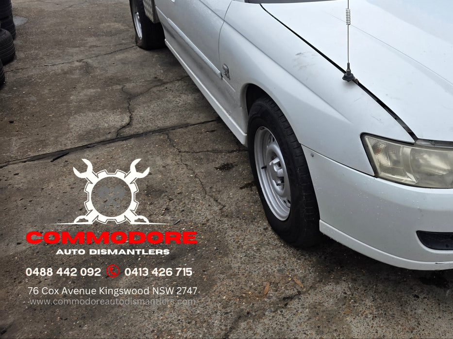 A303 - VZ Holden ONE TONNER Utility - UTE Sideskirt (PAIR) HERON WHITE #679F