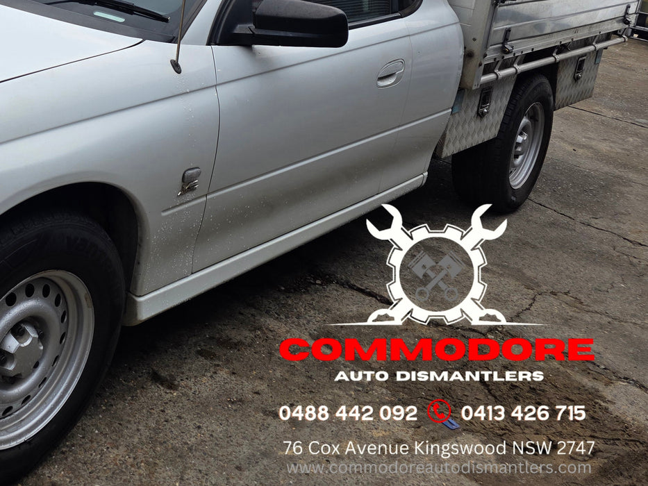 A303 - VZ Holden ONE TONNER Utility - UTE Sideskirt (PAIR) HERON WHITE #679F