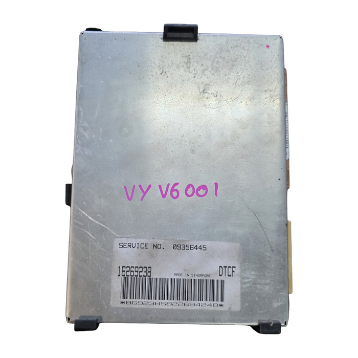 vyv6001 - VY Holden Calais Sedan (V6 AUTO) - ECU Service Number: 09356445