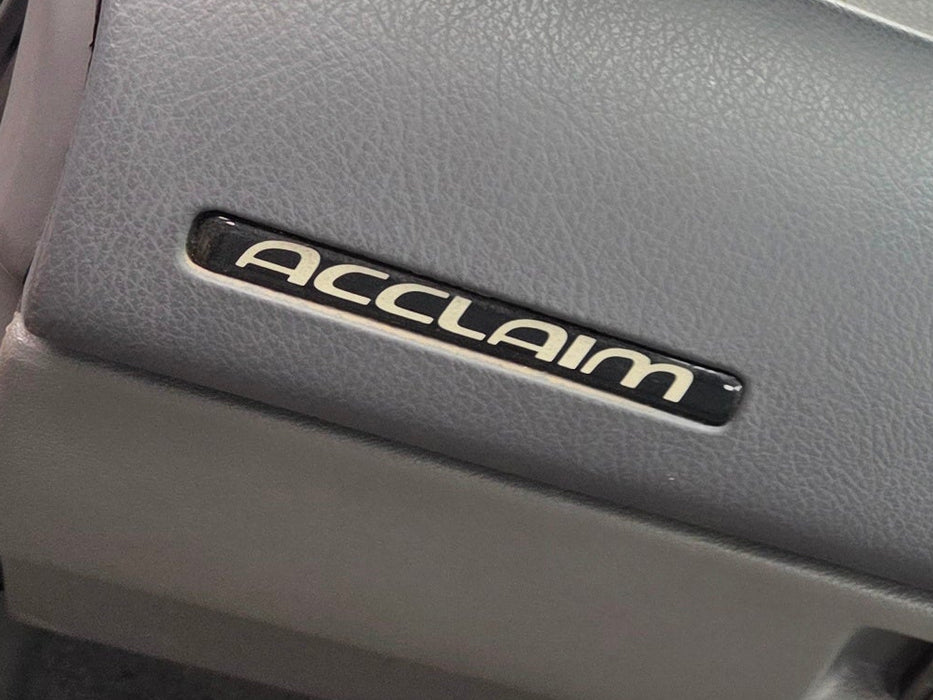 A305 - VR Holden Commodore SEDAN (1994) - "ACCLAIM" Dashboard Badge GENUINE