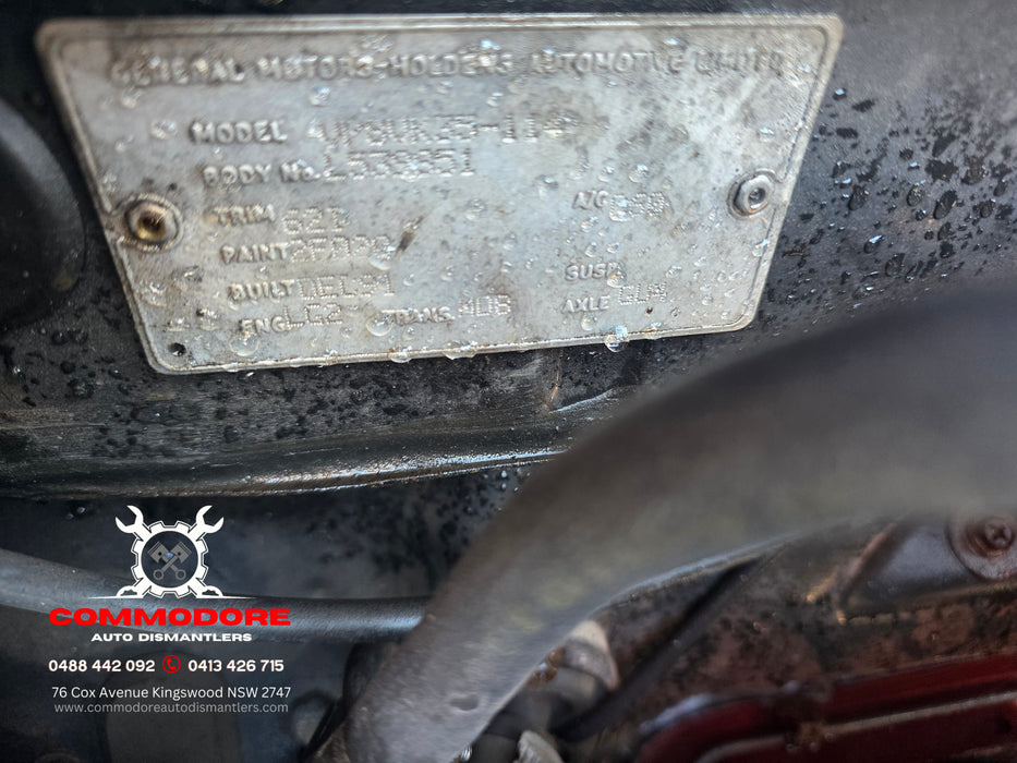 A307 - VP  Holden Wagon V6, Auto 282,XXXkms  Cardinal red Metallic Paint Code#2F020