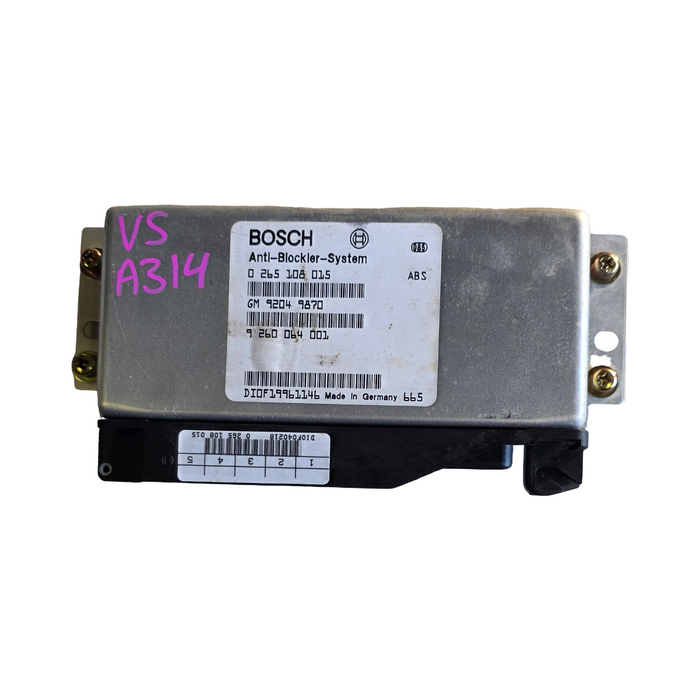 A314 - VS Holden Berlina - Anti-Blockier System (ABS) P/N: 92049870 - V6 AUTO LN3