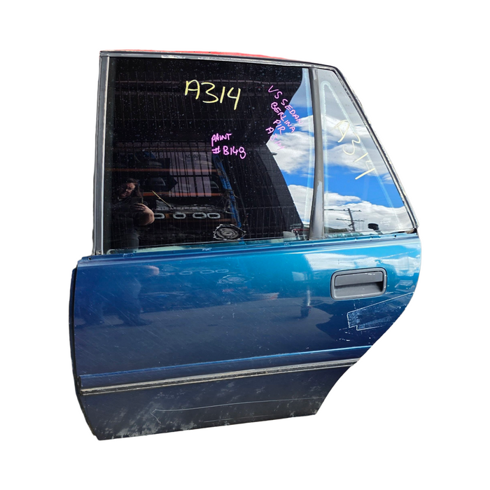 A314 - VS Holden Berlina - Rear Door Passenger's Rear - BOTANICA BLUE #B148 (Power Window)